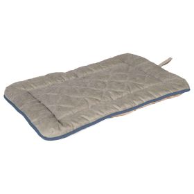 DGS Pet Products Chenille Pet Sleeper Cushion Extra Extra Large Blue/Grey 30" x 48" x 1" (Color: Grey/Blue, size: Extra Small)